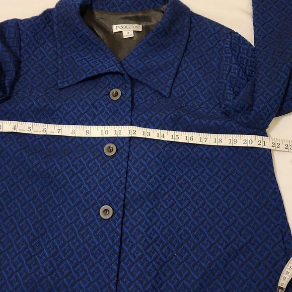 - Vintage  Pendleton virgin wool blazer size 14 - Picture 6 of 8